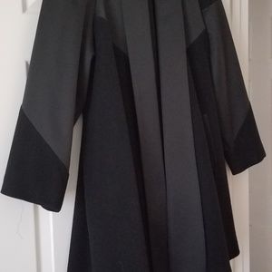 Ladies Mid Lenght Wool blend Swing Coat